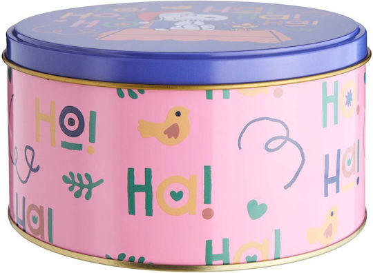 Peanuts Keksdosen Metallisch Hohoho Small Laminar Stahl Durchmesser 13cm X Höhe 7cm