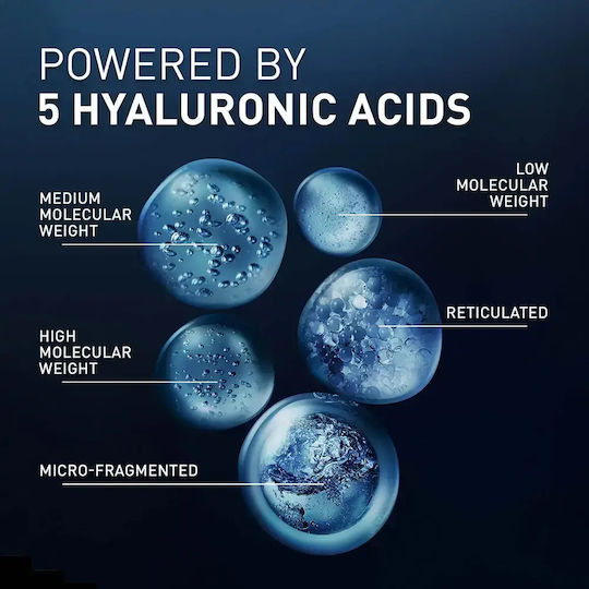 Hyalu-Filler Feuchtigkeitsspendend & Anti-Aging Serum Gesicht & Augen mit Niacinamid & Hyaluronsäure für Entgiftung & Glättung 30ml