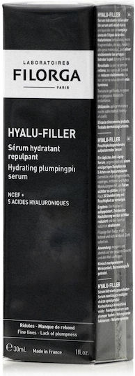 Hyalu-Filler Feuchtigkeitsspendend & Anti-Aging Serum Gesicht & Augen mit Niacinamid & Hyaluronsäure für Entgiftung & Glättung 30ml
