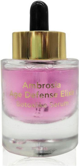 Ambrosia Age Defense Elixir Botoxlike Хидратиращ и Противостареещ Серум за Лице с Пептиди за Детоксификация и Блясък 30ml