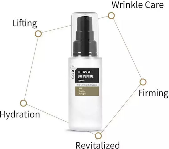Intensive EGF Peptide Ενυδατικό & Αντιγηραντικό Serum Προσώπου με Πεπτίδια & Υαλουρονικό Οξύ για Σύσφιξη & Αναζωογόνηση 50ml