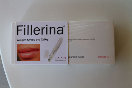 Labo Fillerina Lip Mass Gaining Grade 3 Moisturizing Serum for Face and Eyes with Hyaluronic Acid 5ml