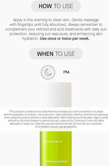 Sloothing Treatment Soothing & Anti-aging Serum Face with Peptides for Nourishment & Whitening 30ml