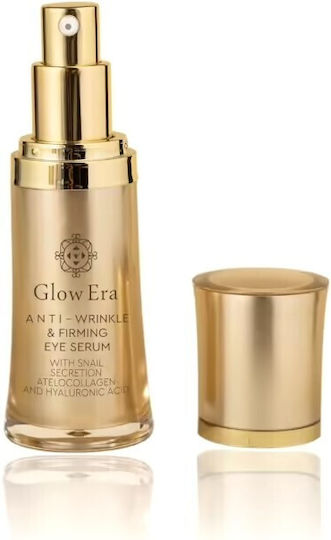 Glow Era Serum Anti-Îmbătrânire pentru Ochi cu Secreție de Melc și Acid Hialuronic 15ml