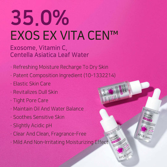 Exosome Vitamin C Soothing & Moisturizing Serum Face with Vitamin C & Niacinamide for Radiance 3ml