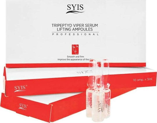 Syis Tripeptyd Viper Αντιγηραντικό Serum Προσώπου με Νιασιναμίδη & Βιταμίνη E για Lifting 10x3ml