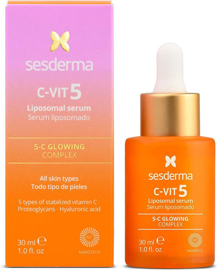Sesderma C-Vit 5 Против Стареене Серум За Лице с Центела Азиатика и Витамин C 30мл