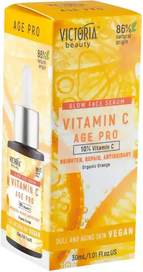 Victoria Beauty Vitamin C Age Pro Anti-Aging Serum Gesicht mit Vitamin C für Strahlkraft & Aufhellung 30ml
