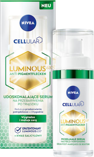 Nivea Cellular Luminous 630 Serum Fata pentru Strălucire & Pete Pigmentare 30ml