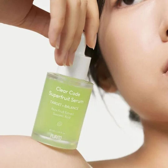 Clear Code Superfruit Target + Balance Serum Face for Detoxification & Nourishment 30ml