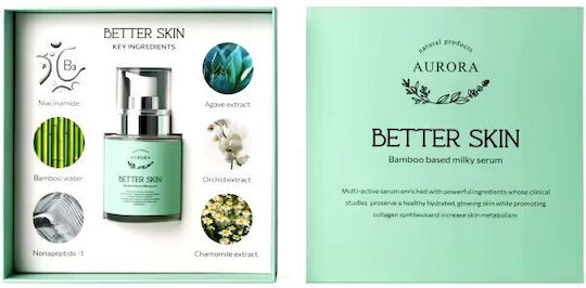 Aurora Natural Better Skin Face Serum Anti-aging Serum Face with Niacinamide & Peptides 30ml