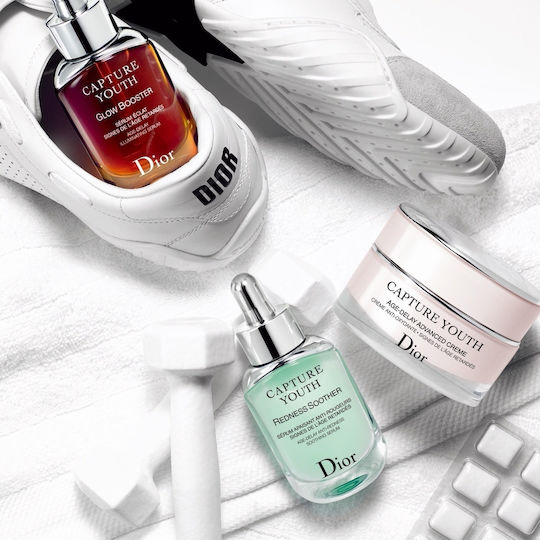 Dior Capture Youth Redness Soother Calmante & Anti-îmbătrânire Serum Față cu Niacinamidă & Peptide pentru Detoxifiere & Fermitate 30ml