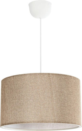 GloboStar Lofty Pendant Light Beige with Socket E27 38x38x70cm
