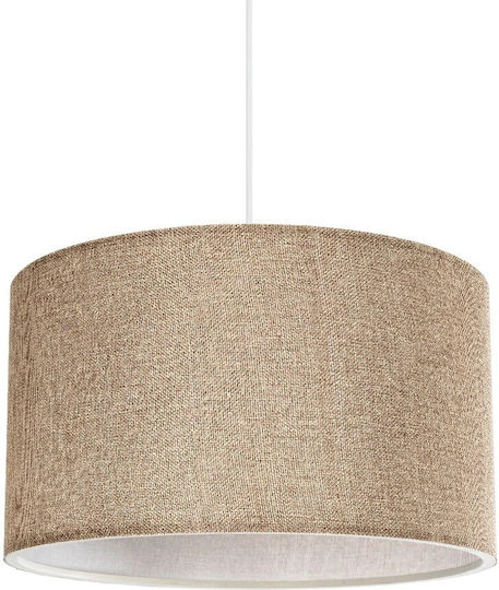 GloboStar Lofty Pendant Light Beige with Socket E27 38x38x70cm
