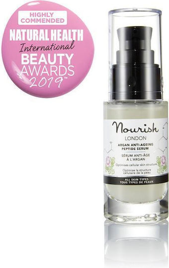 Argan Anti-Ageing Peptide Moisturizing & Anti-aging Serum Face with Peptides & Hyaluronic Acid for Detoxification & Revitalization 30ml