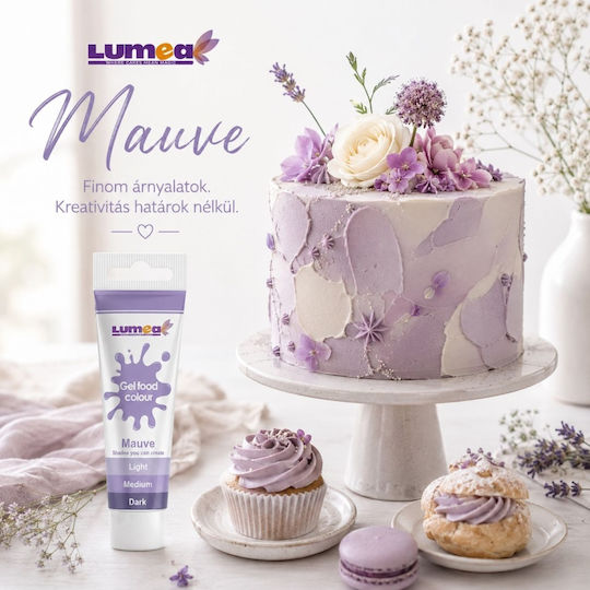Lumea Culoare Coloranți Alimentari În Formă De Gel Violet 30gr Tub