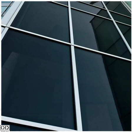 Self-adhesive Protective Film Glass Window Uv Solar Protection Privacy Acrylic Pvc 60 X 200 Cm 0.5 Mm Thickness Black Original Deals
