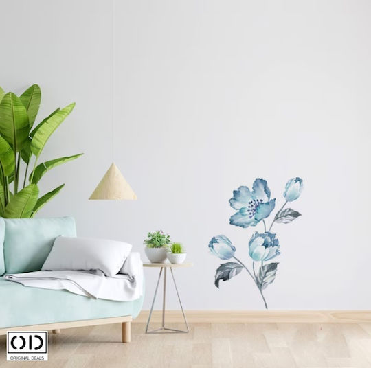 Decorative Sticker Wall Furniture Window Peony Flower Design Pvc Vinyl Sticker Premium Quality Professional Design Original Deals