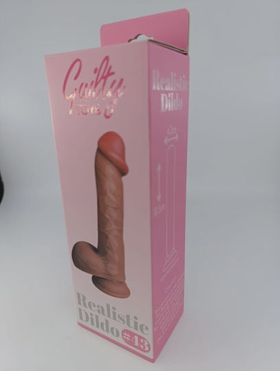 Guilty Toys Dildo Realistic Cu Ventuză Flesh