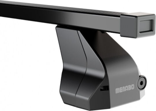 Menabo Komplettes Dachträger Set Omega L 130 Cm Metallisch Schwarz Kia Sportage SL 5-Türen 2010-2013-2 Stück 9720 Mb+12680 Mb Mp.ki.12680/mb-omgb-7