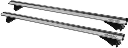 Menabo Μπαρες Οροφης Αλουμινιου Leopard Xl Silver 135 Cm Ασημι Χρωμα Audi A6 4g/c7 Avant 5 Doors 2015>2018 Me Flush Rails-2 Τεμ 8860/mb Mp.8860/mb-9