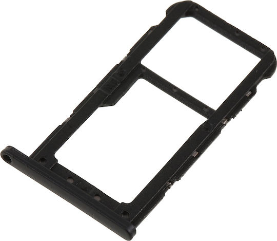 Υποδοχή Κάρτας SIM Card Tray Μαύρο για Huawei P20 Lite