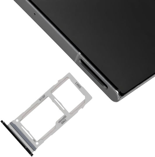 Samsung Υποδοχή Κάρτας SIM & SD Μαύρο για Galaxy Note 20 Ultra