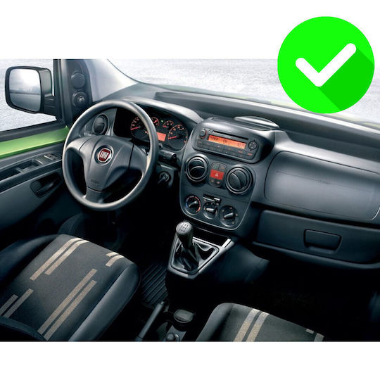 Carmedia Ηχοσύστημα Αυτοκινήτου για Fiat Fiorino Citroen Nemo Citroen | Fiat | Peugeot 2008-2018 (Bluetooth/USB/WiFi/GPS/Apple-Carplay/Android-Auto) με Οθόνη Αφής 9"