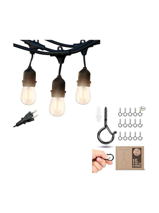 Lightplanet Στεγανή Γιρλάντα Φωτισμού LED IP65 10m