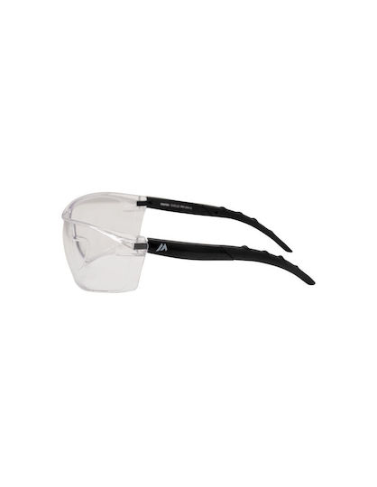 Martes Ochelari de Ciclism cu Ramă Roșie și Lentile Transparente