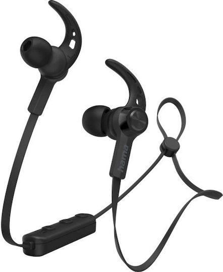 HAMA Freedom Run In ear Bluetooth хендсфри Слушалки с Устойчивост на Пот Черен