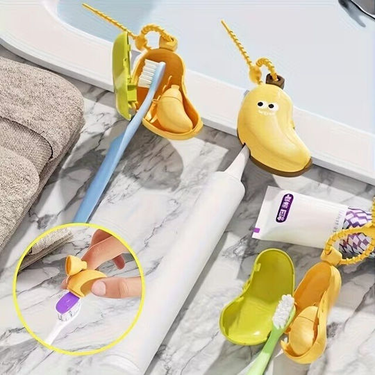 164827 Husă De Călătorie Pentru Periuță De Dinți De Perete Din Plastic Verde 6426485619966
