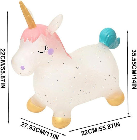 NICEkids Săritori Unicorn pentru 3+ Ani Albe