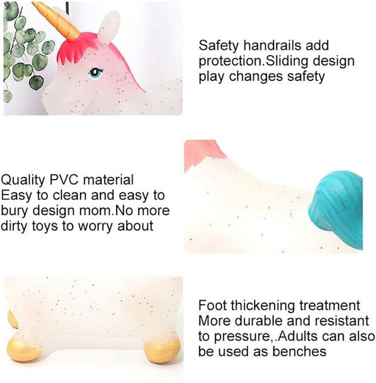 NICEkids Săritori Unicorn pentru 3+ Ani Albe