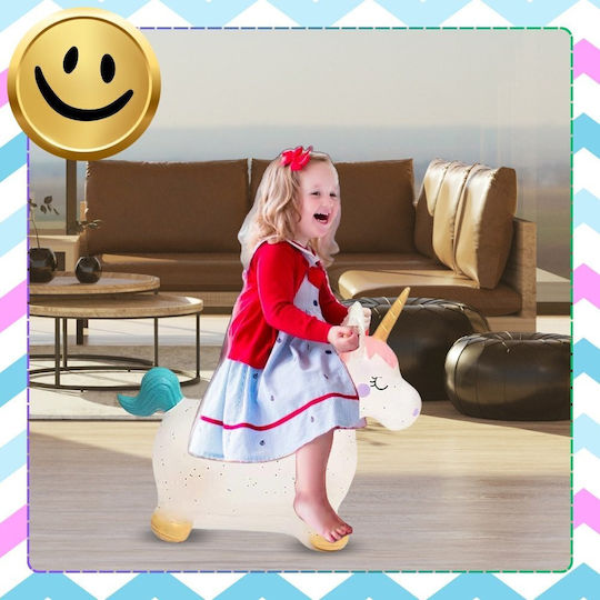NICEkids Săritori Unicorn pentru 3+ Ani Albe