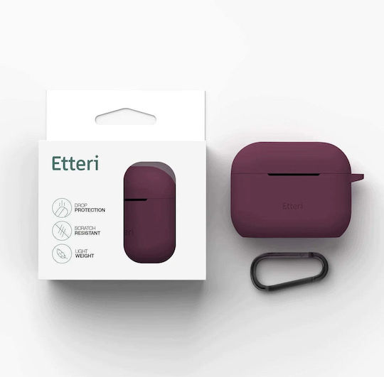 Etteri Silikonhülle Airpods Pro 3 Dunkle Kirsche