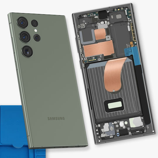 Samsung Μεσαίο Πλαίσιο Πράσινο για Galaxy S23 Ultra