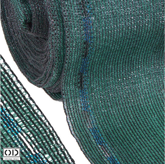 Plasă De Umbră Verde Cu Acoperire PVC 1.5x10m 65gr/m²