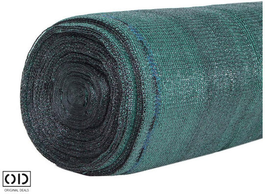 Plasă De Umbră Verde Cu Acoperire PVC 1.5x10m 65gr/m²
