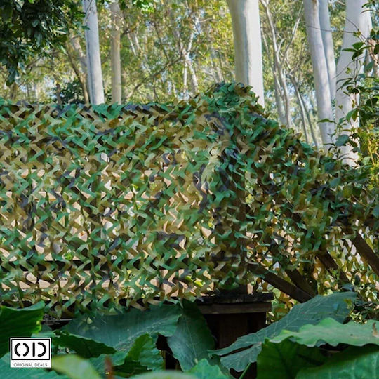 Plasă De Camuflaj Verde Cu Acoperire PVC 2x6m