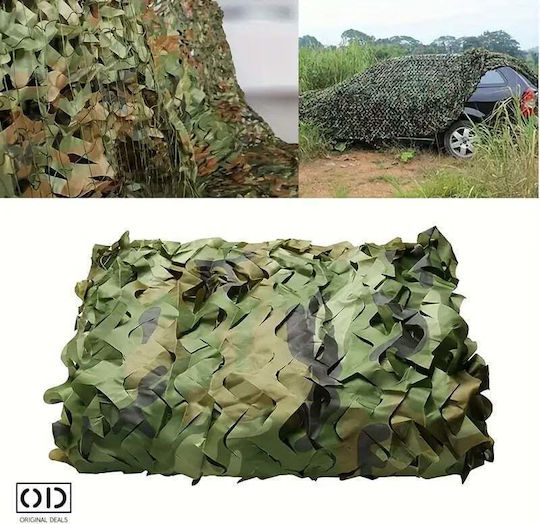 Plasă De Camuflaj Verde Cu Acoperire PVC 2x9m