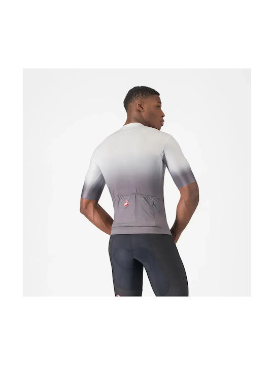 Castelli Tricou De Ciclism Pentru Bărbați Cu Mâneci Scurte Argintiu Castelli Tricou De Ciclism Pentru Bărbați Cu Mâneci Scurte Argintiu