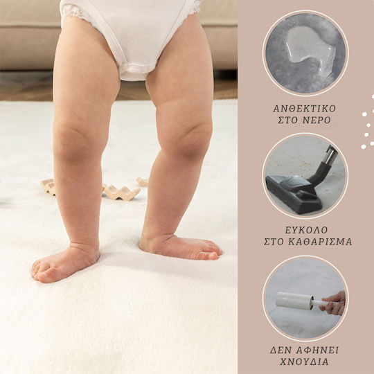 Hakuna Matte Χειροποίητο Παιδικό Χαλί Γκρι 280x200cm Πάχους 25mm
