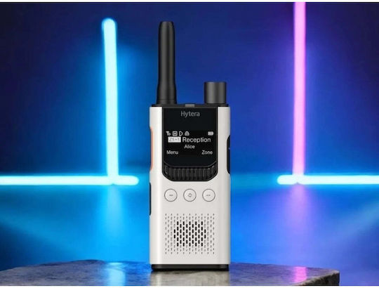 Hytera S1 Pro Безжичен Пoмпoдeктop UHF 3W с Монохромен Дисплей в Бял Цвят
