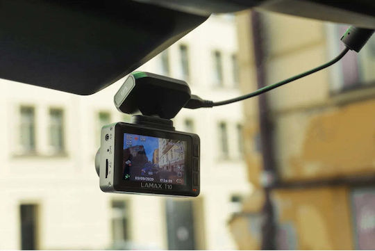 Lamax T10 Autodigitale Videorekorder Auto mit 4K Videoauflösung und Bildschirmgröße 2.45" Mit Bluetooth, WLAN, GPS