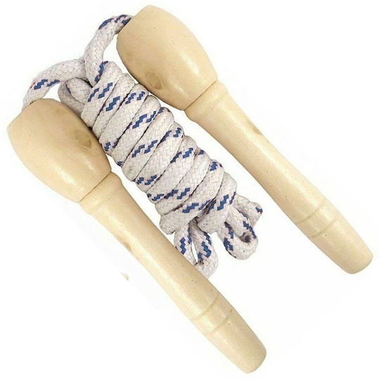 Speed Training Jump Rope Wooden Handles Kids Adults 200 Cm Length Natural Original Deals