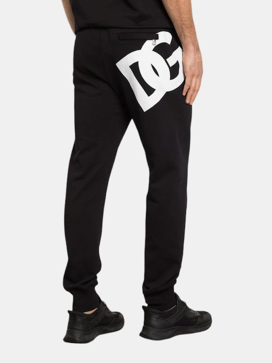 Herren-Sweatpants mit Gummizug Schwarz