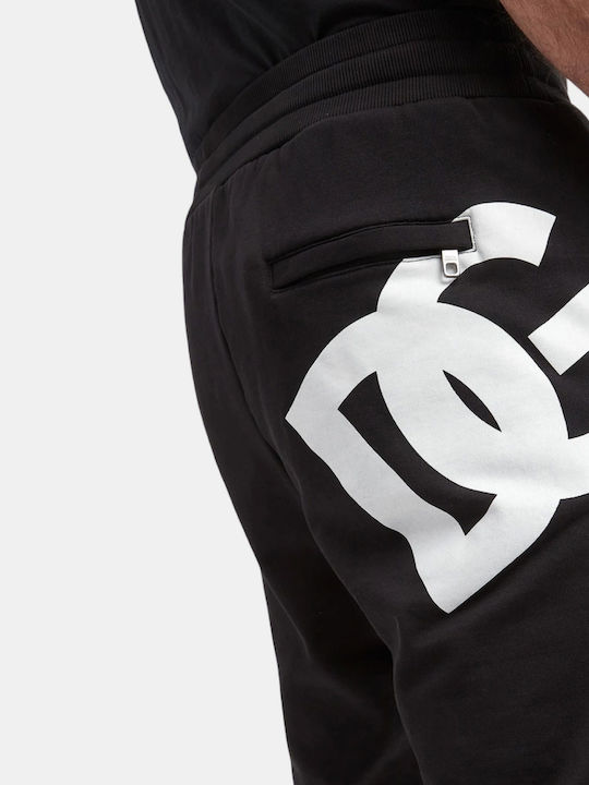 Herren-Sweatpants mit Gummizug Schwarz