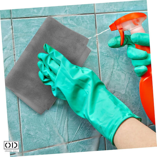 Set 5 Microfiber Cloths Car Home Cleaning Super Absorbent Leaves No Streaks Lint 60 X 30 Cm Original Deals