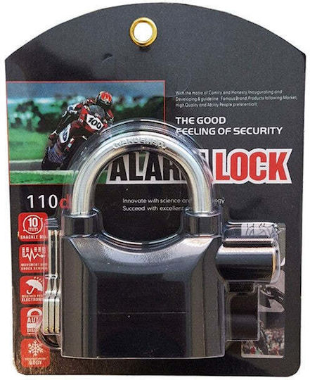 Motorradschloss Scheibenbremse mit Alarm